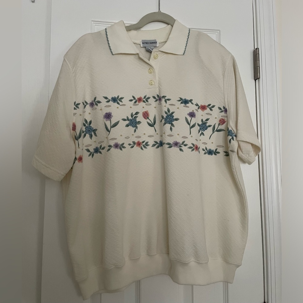 Collared shirt.